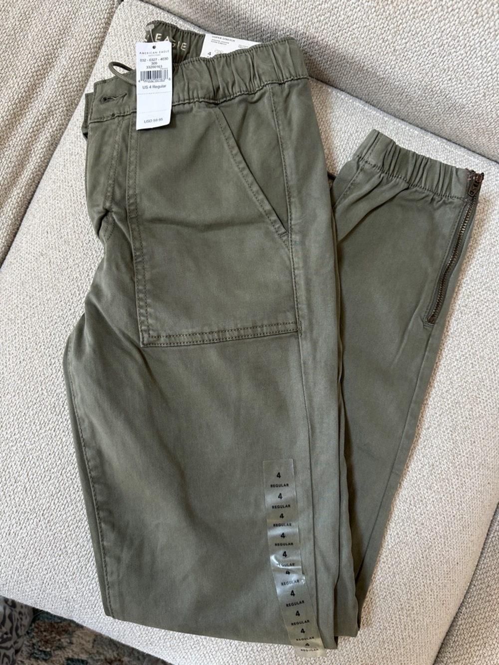 NWT American Eagle Olive Green Jogger Pants